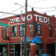 Fabian ‘Occasional Superstar’ Williams’ mural of Stacey Abrams is displayed in the Old Fourth Ward neighborhood in Atlanta, Georgia.